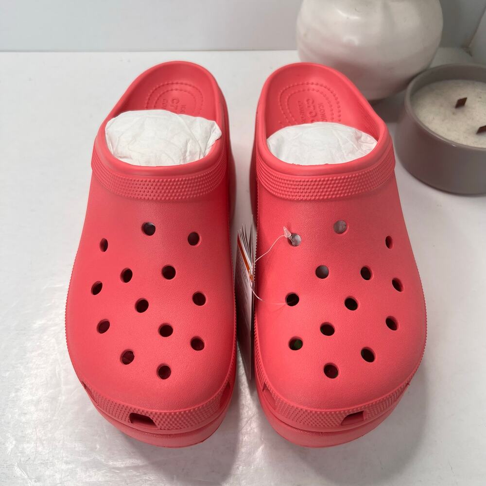 Crocs Siren Platform Clog Pink Barbie Chunky Women’s 11/Men's 9 NWT - Picture 5 of 11
